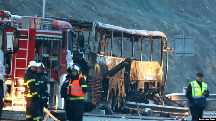 Bulgaristan'da Otobüs Kazası: 45 Ölü