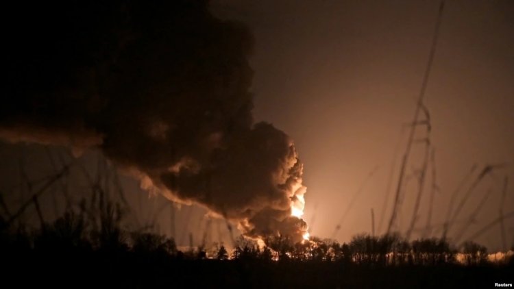 Ukrayna'da Akaryakıt Tesisleri ve Havaalanları Vuruluyor