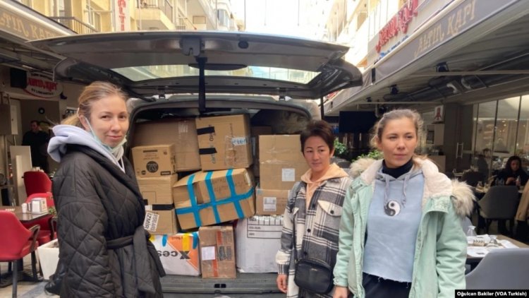 Türkiye’de Toplanan Yardımlar Ukrayna Yolunda
