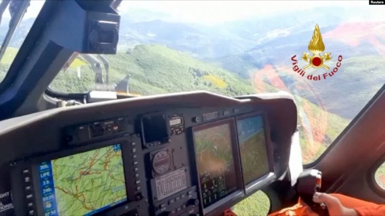 İtalya'da İçinde Türkler'in de Bulunduğu Helikopter Kayıp
