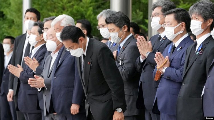 Japonya Eski Başbakan Abe'ye Veda Etti
