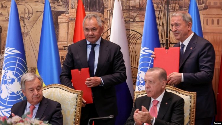 Tahıl Koridoru Anlaşması İstanbul’da İmzalandı