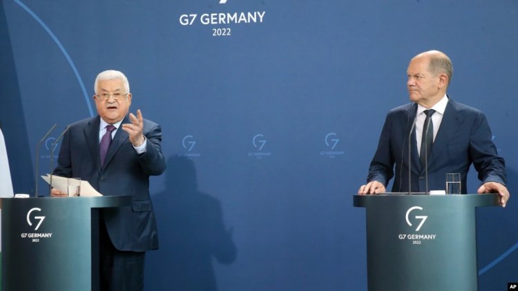 Mahmud Abbas'a Berlin'de 'Holokost' Soruşturması