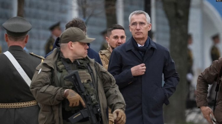 NATO Genel Sekreteri Kiev'e Gitti