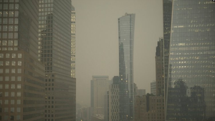 Kanada'daki orman yangınlarının dumanı New York şehrine kadar ulaştı