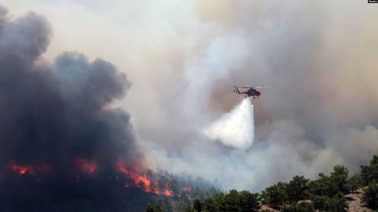 Yunanistan'da orman yangınları 82 bölgede devam ediyor tahliyeler sürüyor