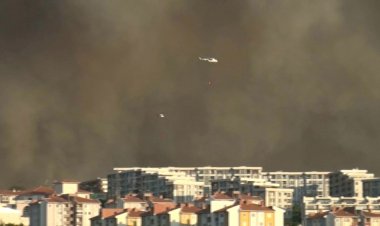 Çanakkale Boğazı orman yangınları nedeniyle deniz trafiğine kapatıldı