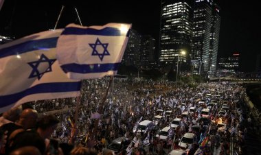 İsrail'de hükümetin yargı reformuna yönelik protestolar 34. haftada da devam ediyor