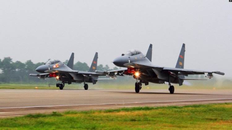Çin ordusu Tayvan yakınlarına 24 saat içinde 103 savaş uçağı gönderdi