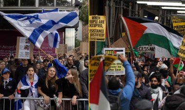 Dünya genelinde Filistin ve İsrail yanlısı gösteriler düzenlendi