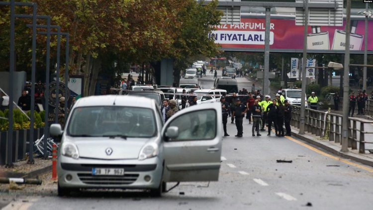 Ankara’da İçişleri Bakanlığı önünde bombalı saldırı girişimi