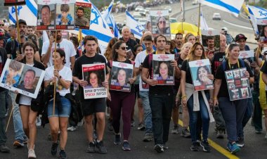 Rehinelerin Aileleri Kudüs'e Yürüdü, İsrail Hükümetine Baskı Yaptı