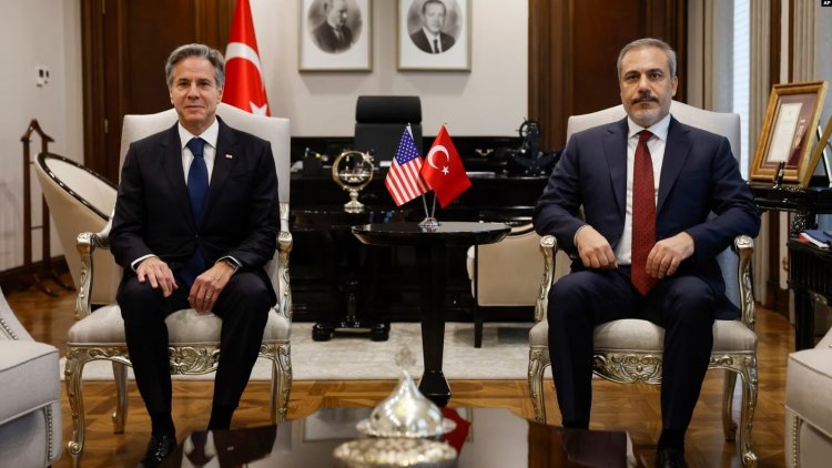 ABD Dışişleri Bakanı Blinken Ankara’da, Fidan'la görüşmesinde ana gündem Gazze