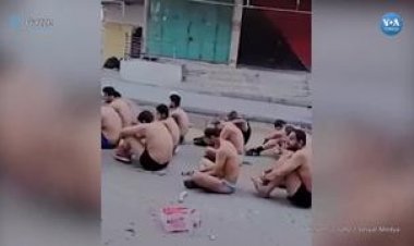 Filistinlileri yarı çıplak gözaltına alan İsrail’e tepkiler büyüyor