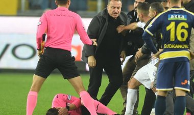 Hakem Meler'e yumruklu ve tekmeli saldırı: Ankaragücü Başkanı dahil 3 kişi tutuklandı