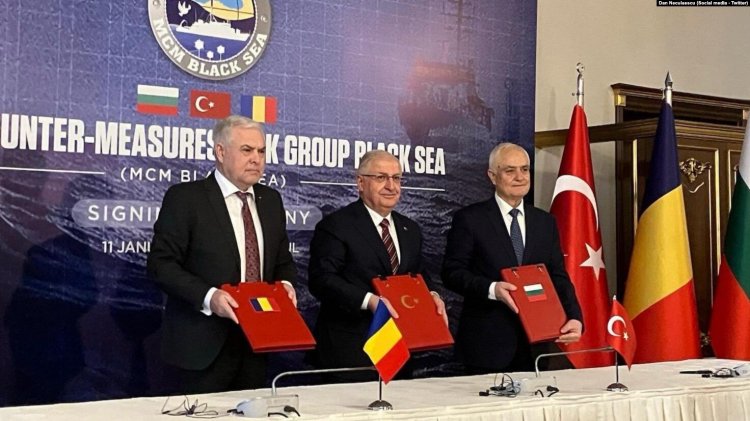 Türkiye, Bulgaristan ve Romanya, Karadeniz’de mayın mutabakatı imzaladı: ABD ve NATO memnun
