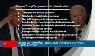 ABD 90 dakikalık düelloya geri sayıyor: Trump ve Biden ilk kez karşı karşıya geliyor