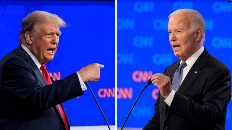Biden ve Trump CNN’in tartışma programında kozlarını paylaştı