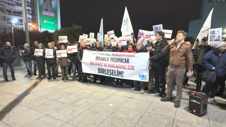 Asgari ücrete sokaktan tepki: “İnsanlar açlığa, yoksulluğa mahkum ediliyor”