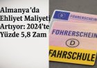 Almanya’da Ehliyet Maliyeti Artıyor