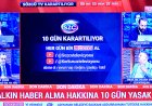 Sözcü TV 10 gün süreyle karartıldı