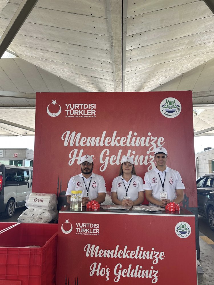 YTB’den Sınır Kapılarında Karşılama ve Uğurlama Hizmeti