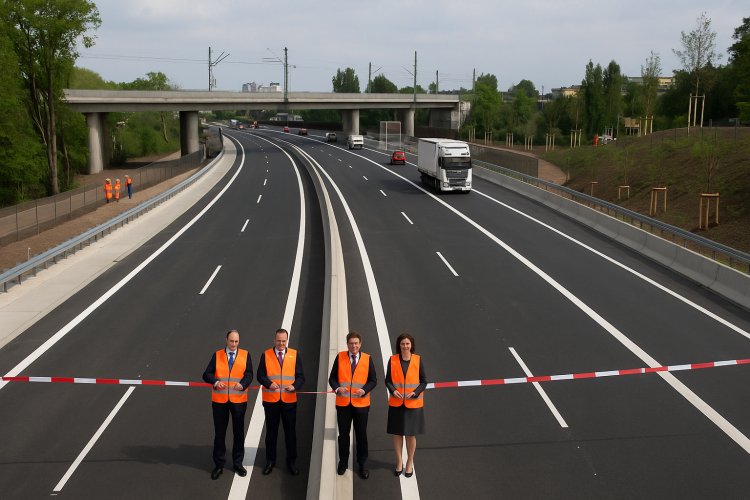 A100 otoyolunda yeni etap: Açılış yapıldı, sırada 17. bölüm var