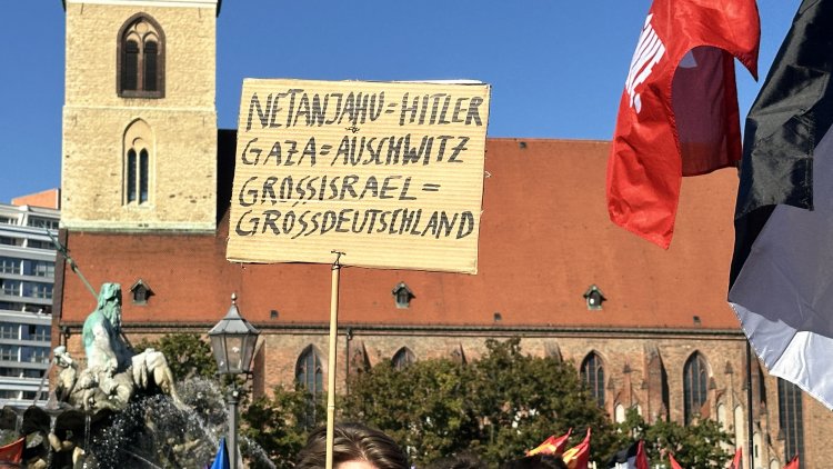 Berlin’de Gazze için büyük miting
