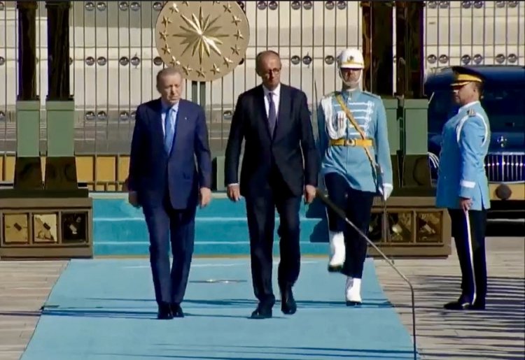 Cumhurbaşkanlığı Külliyesi’nde Almanya Temasları