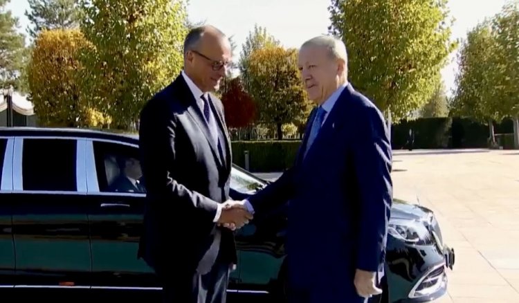 Cumhurbaşkanlığı Külliyesi’nde Almanya Temasları