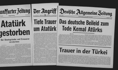 Alman basını Atatürk’ün ölümünü “derin matemle” duyurdu