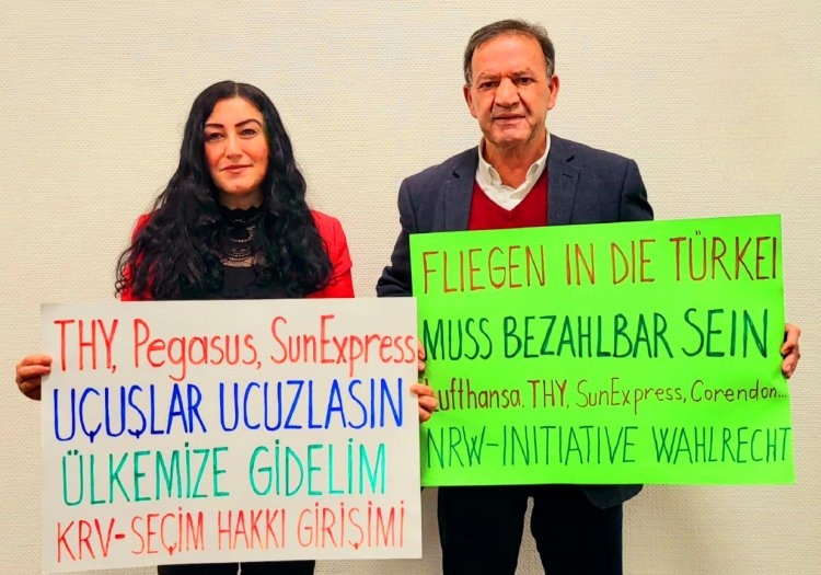KRV-Seçim Hakkı Girişimi’nden Türk ve Alman Yetkililere Çağrı: “Türkiye’ye uçuşlar ucuzlasın”