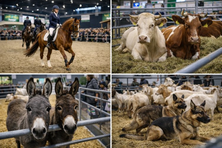 Grüne Woche 2026: Tierhalle in Halle 25 mit Pferdeschauen, Bundespolizei und Hippologica