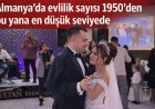 Almanya’da evlilik sayısı 1950’den bu yana en düşük seviyede