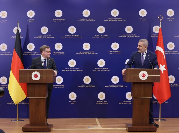 Türkiye–Almanya Dışişleri Bakanları Ankara’da ortak basın toplantısı düzenledi