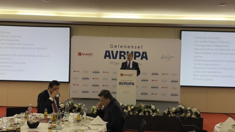 Saadet Partisi Avrupa teşkilatı Berlin’de iftar programında buluştu