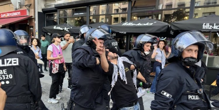 Berlin’de Filistin protestolarına ilişkin polis bilançosu açıklandı