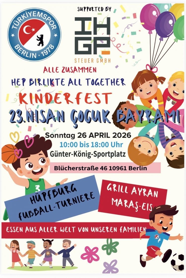 Berlin’de 23 Nisan coşkusu: geniş katılımla gerçekleşti