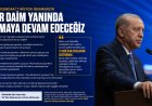 Erdoğan’dan Avrupa Türk toplumuna mesaj: “7 milyon insanımızın her daim yanında olmaya devam edeceğiz”