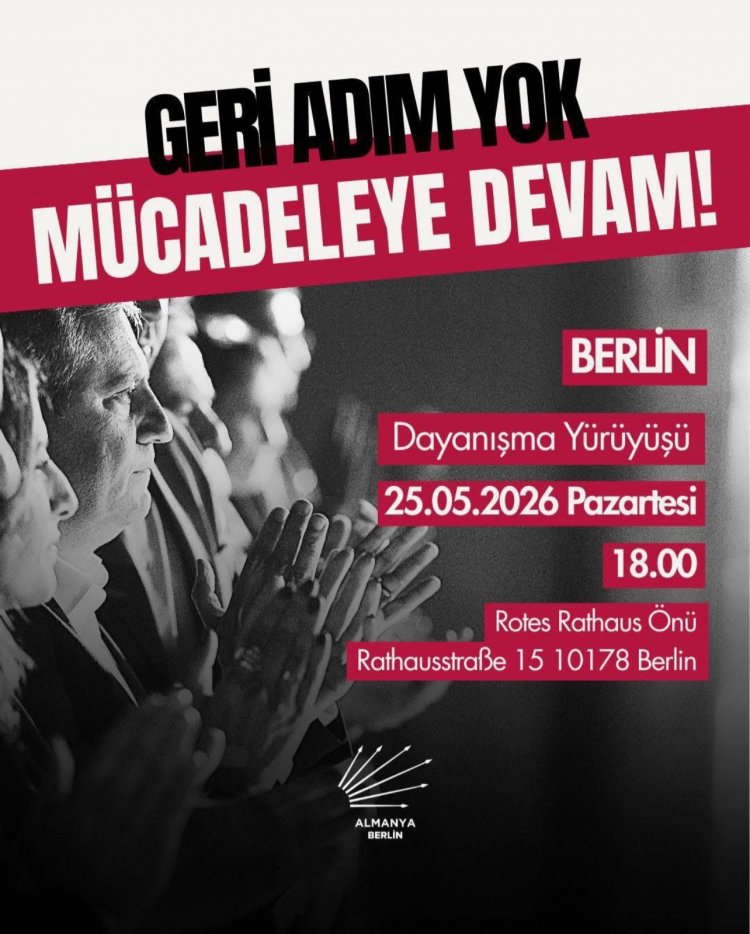 Berlin’de “Mutlak Butlana Karşı Demokrasi Yürüyüşü”