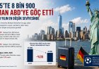 2025’te 8 bin 900 Alman ABD’ye göç etti