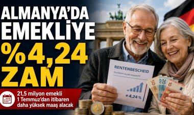 Almanya’da Emekliye Zam