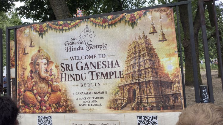 Berlin’de Renkli Festival: Sri Ganesha Hindu Tapınağı Binlerce Ziyaretçiyi Ağırladı