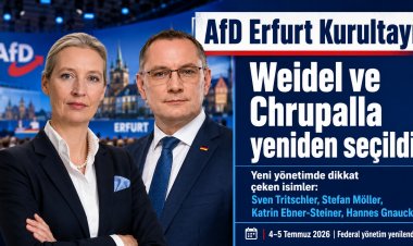 AfD Erfurt Kurultayı’nda Weidel ve Chrupalla yeniden seçildi