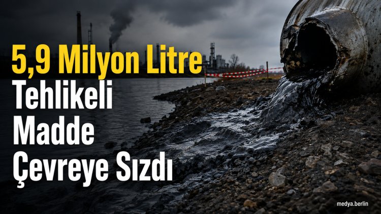 Almanya’da Kazalarda 5,9 Milyon Litre Tehlikeli Madde Çevreye Sızdı