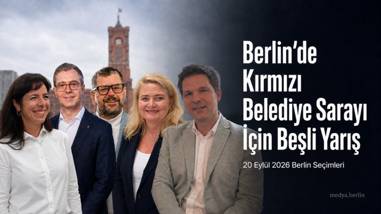 Berlin’de Kırmızı Belediye Sarayı İçin Beşli Yarış