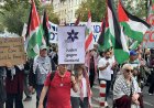 Berlin-Neukölln’de Filistin’e destek yürüyüşü