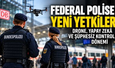 Almanya’da Federal Polise yeni yetkiler: Drone, yapay zekâ ve şüphesiz kontrol dönemi