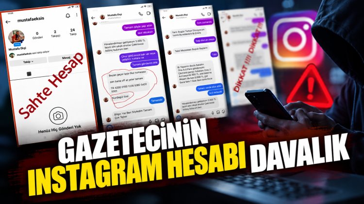 Sahte hesaba iddianame