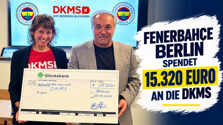 Fenerbahçe Berlin spendet 15.320 Euro an die DKMS